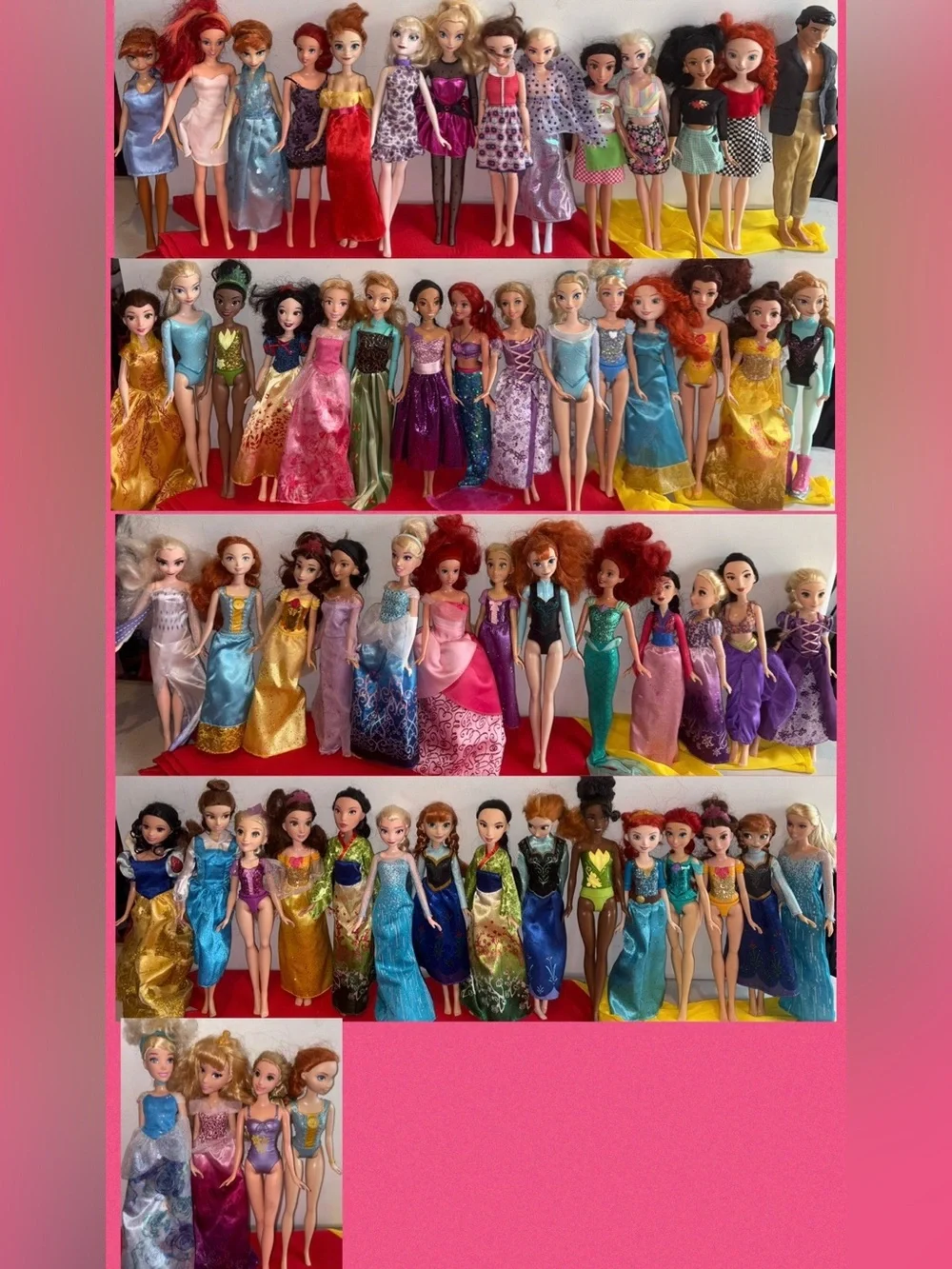 barbies $7 each barbie, please read before purchase, u can choose